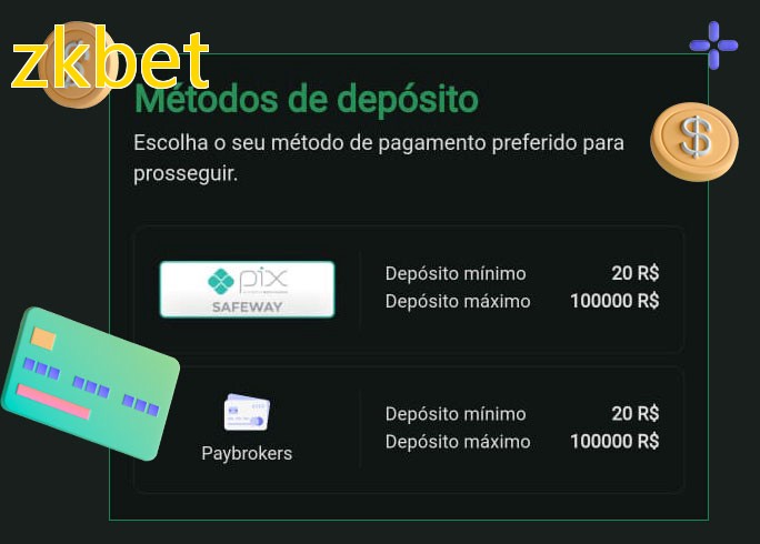 O cassino zkbetbet oferece uma grande variedade de métodos de pagamento