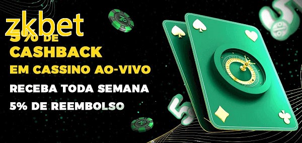 Promoções do cassino ao Vivo zkbet